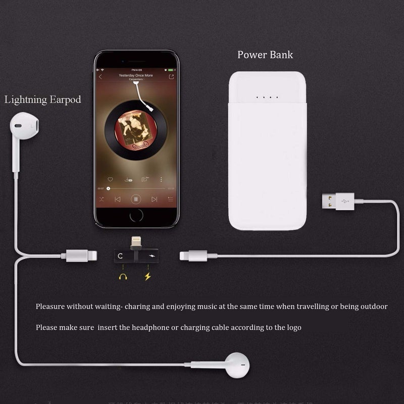 HolaFoto 2in1 Adapter, Charge and Earpod Audio Adapter Attach Microphone to Gimbal for Zhiyun Smooth 5S Smooth5 4 Q3 q2 q DJI Osmo Mobile 2 Feiyu Vimble for iPhone14 13 12 Xs Max XR X 8 Plus 7 Plus 6S - Image 5